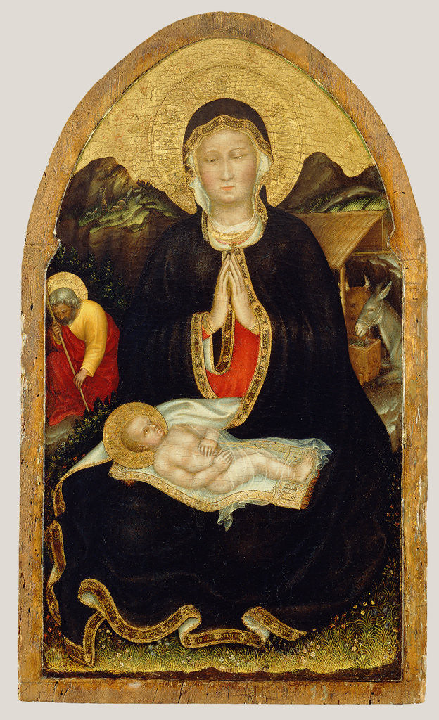 Detail of Nativity by Gentile da Fabriano