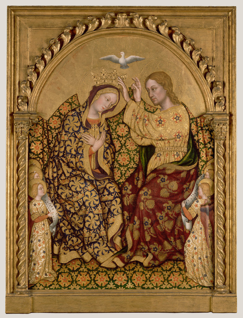 Detail of Coronation of the Virgin by Gentile da Fabriano