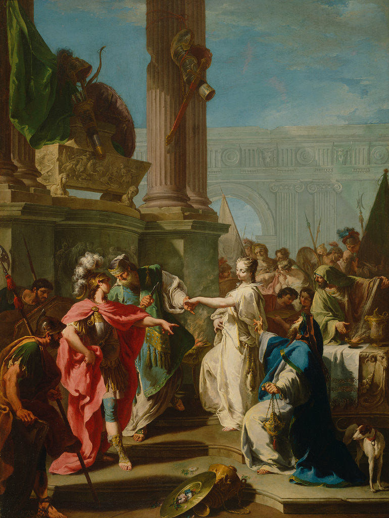 Detail of The Sacrifice of Polyxena by Giovanni Battista Pittoni
