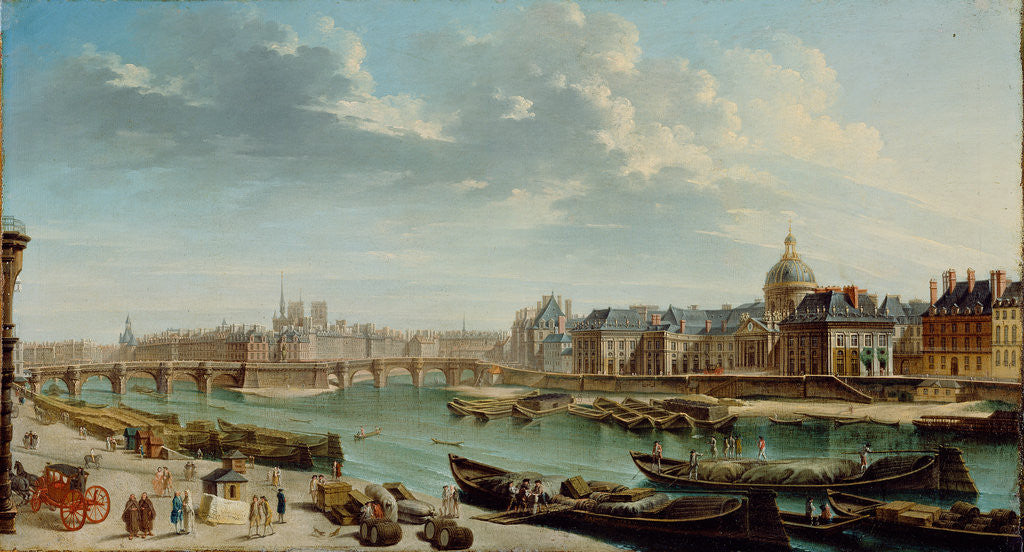 Detail of A View of Paris with the Ile de la Cité by Jean-Baptiste Raguenet