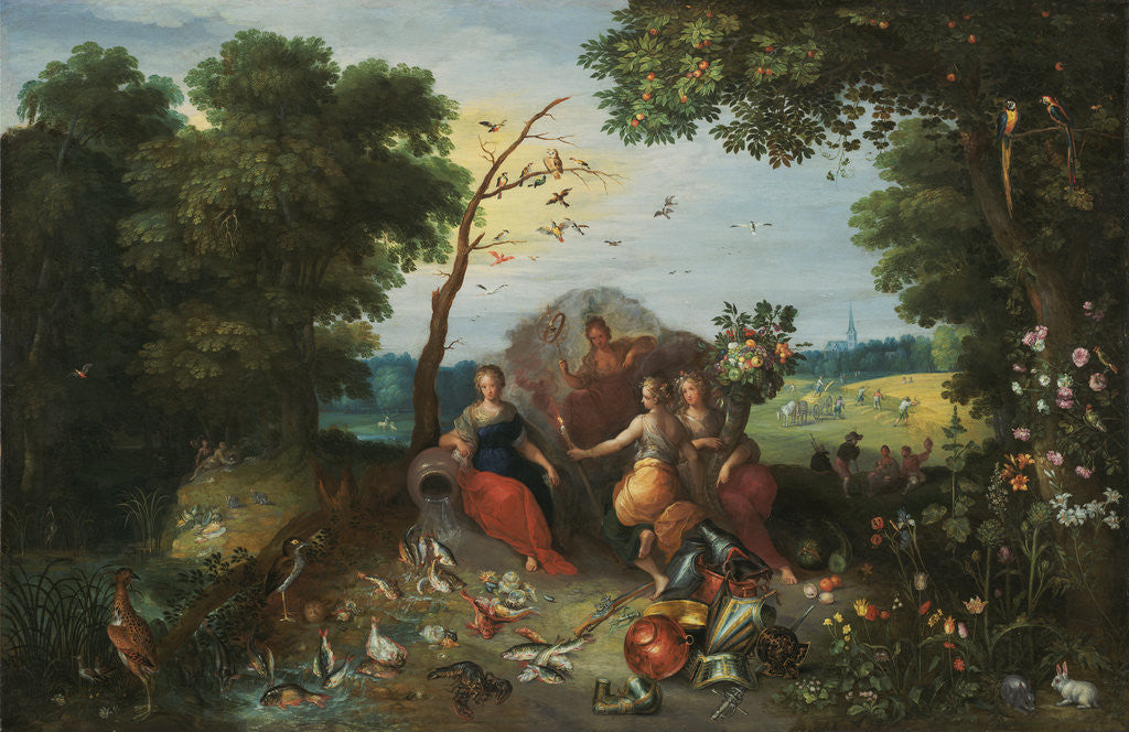 Landscape with Allegories of the Four Elements by Jan Brueghel the Younger
