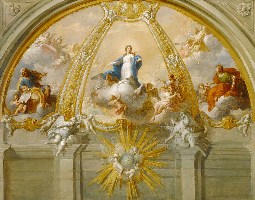 Detail of Immaculate Conception by Placido Costanzi