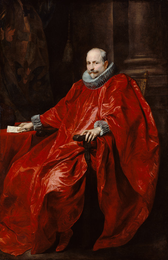 Detail of Portrait of Agostino Pallavicini by Anthony van Dyck