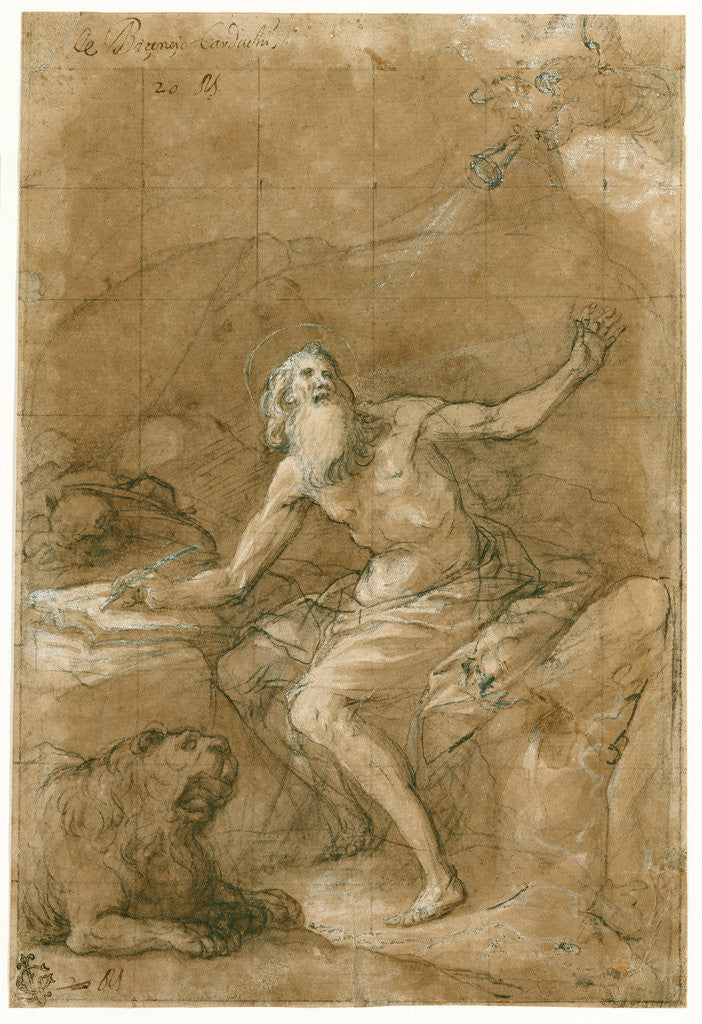 Detail of St. Jerome Hearing the Trumpet of the Last Judgment by Vicente Carducho