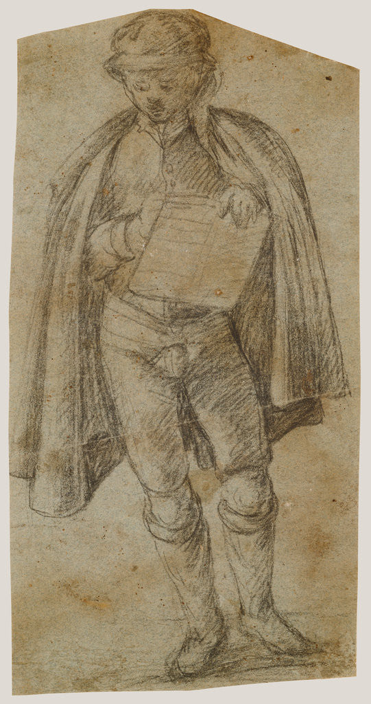 Detail of Standing Male Figure by Franciabigio