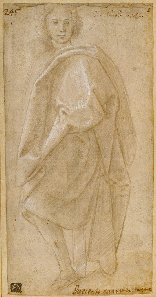 Detail of Seated Young Man by Anonymous