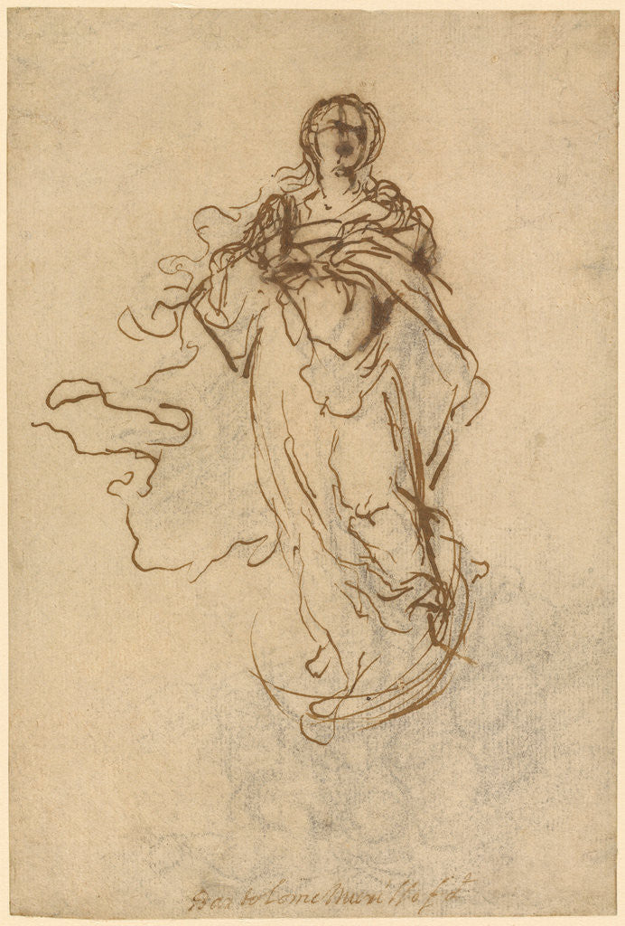 Detail of The Immaculate Conception by Bartolomé Esteban Murillo