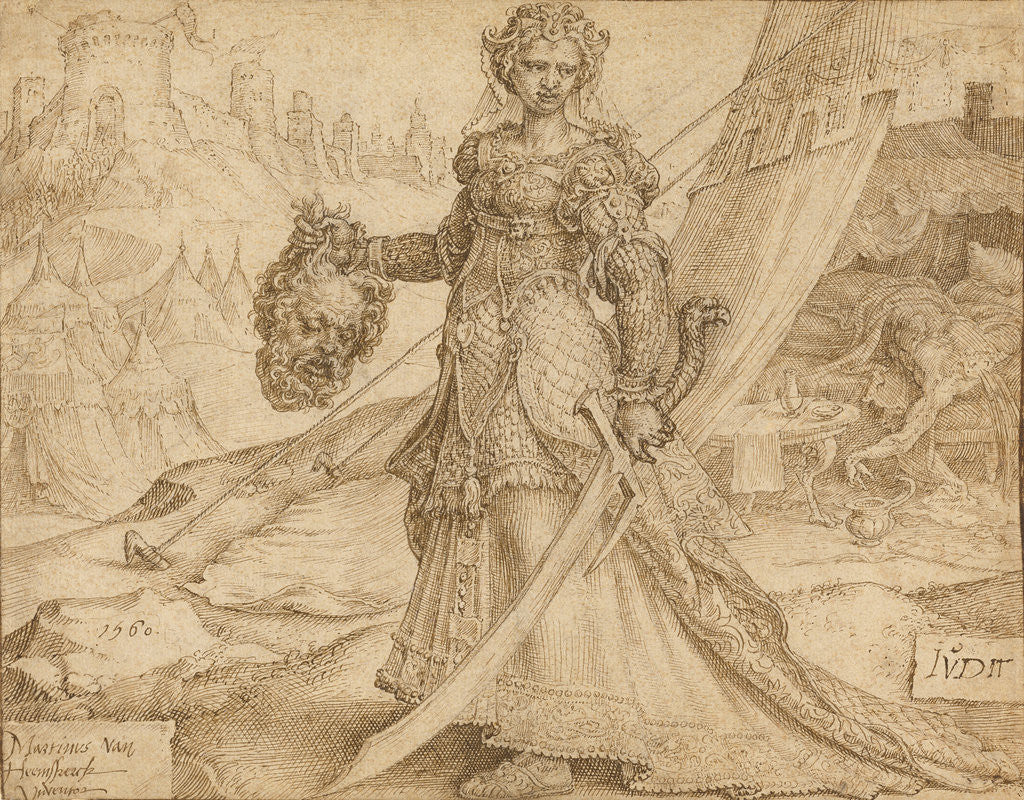 Detail of Judith by Maerten van Heemskerck