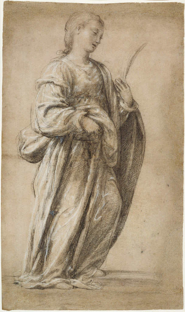 Detail of Saint Lucy by Fra Paolino