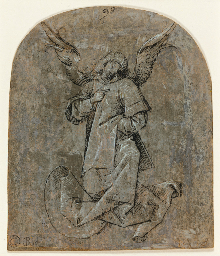 Detail of Study of an Angel by Mair von Landshut