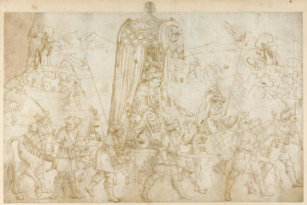Detail of A Turkish Procession by Erhard Schön