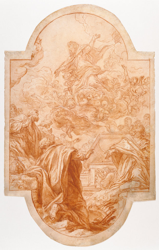 Detail of Assumption of the Virgin by Volterrano