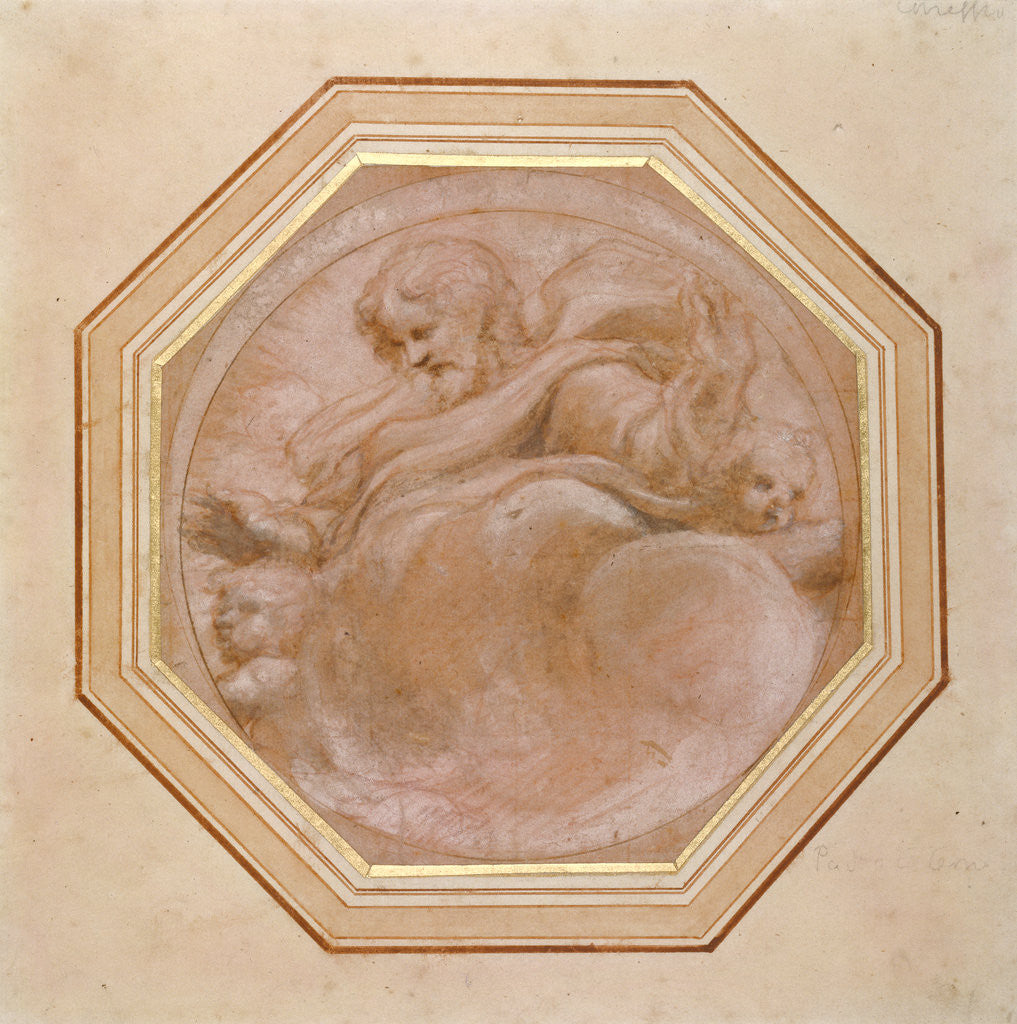 Detail of Christ in Glory by Correggio