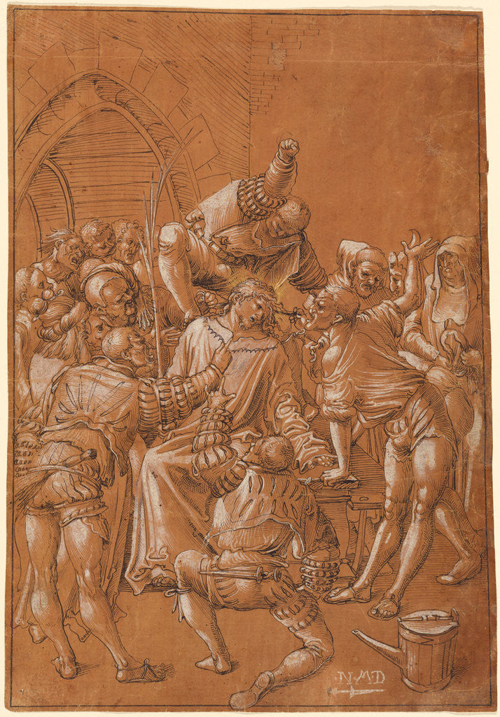 Detail of The Mocking of Christ by Niklaus Manuel Deutsch