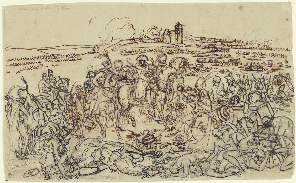 Detail of Napoleon at the Battlefield of Eylau by Antoine-Jean Gros