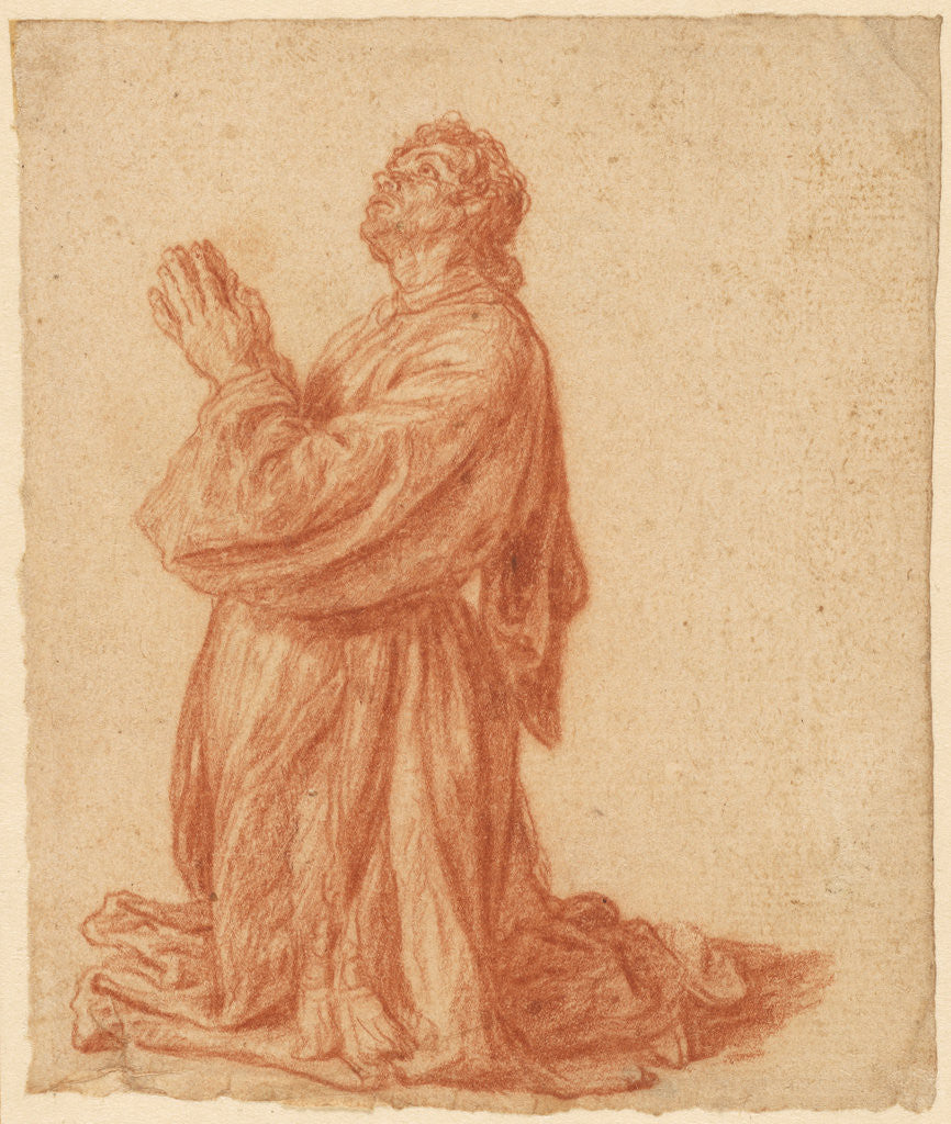 Detail of Study of a Kneeling Man by Pieter Lastman