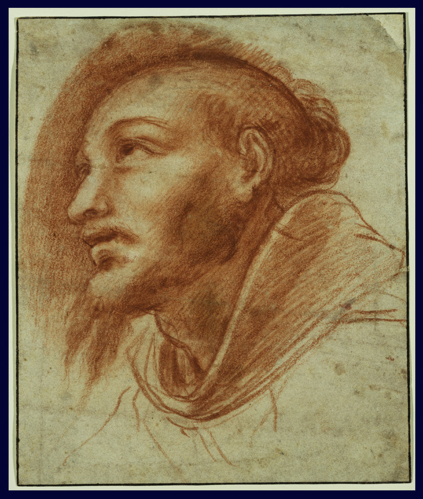 Detail of Study of a Franciscan Monk (Possibly Saint Francis) by Cerano