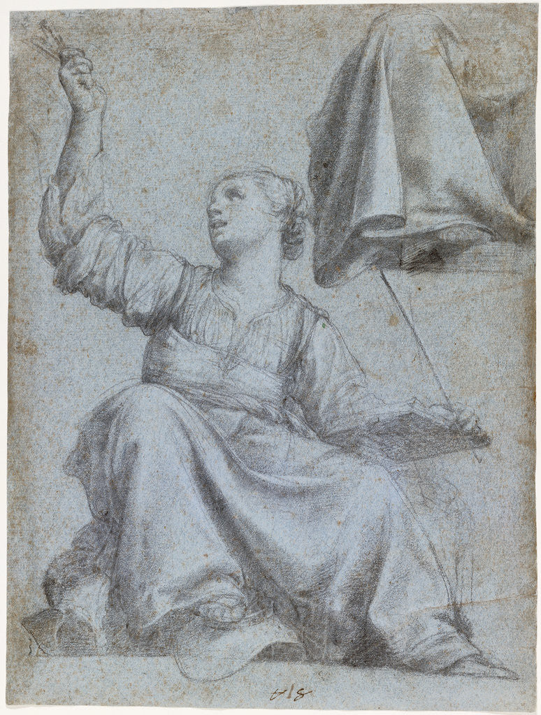 Detail of Papal Authority by Carlo Saraceni