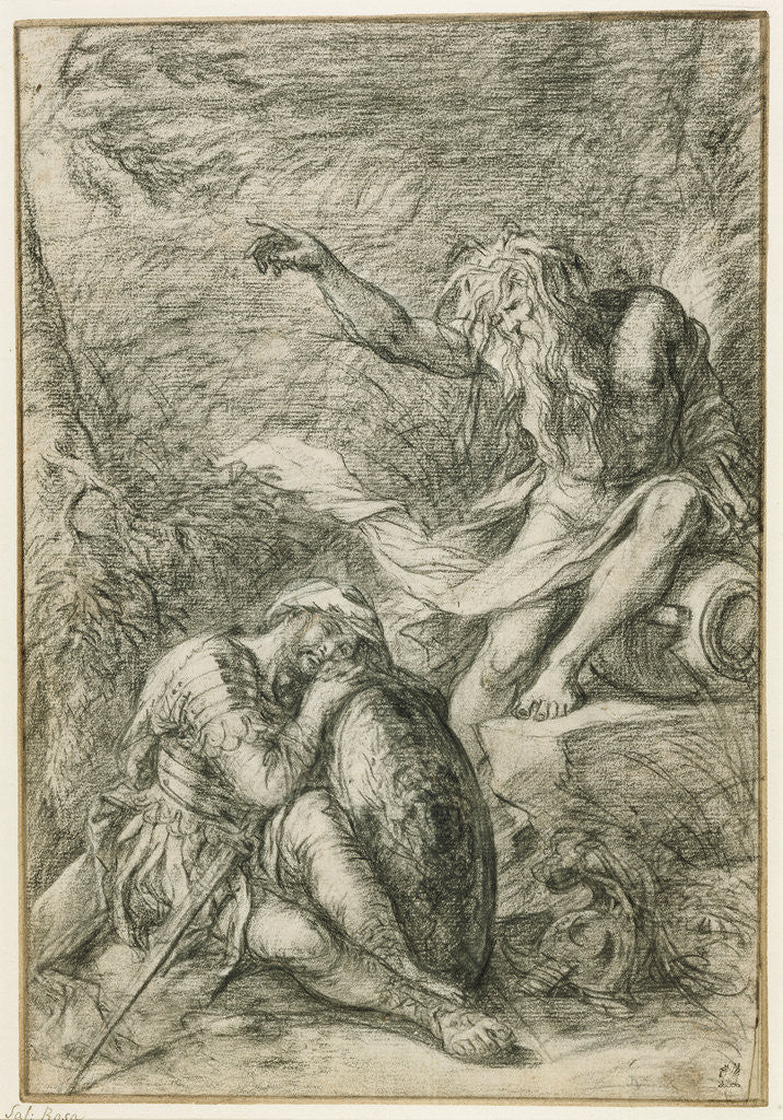 Detail of The Dream of Aeneas by Salvator Rosa