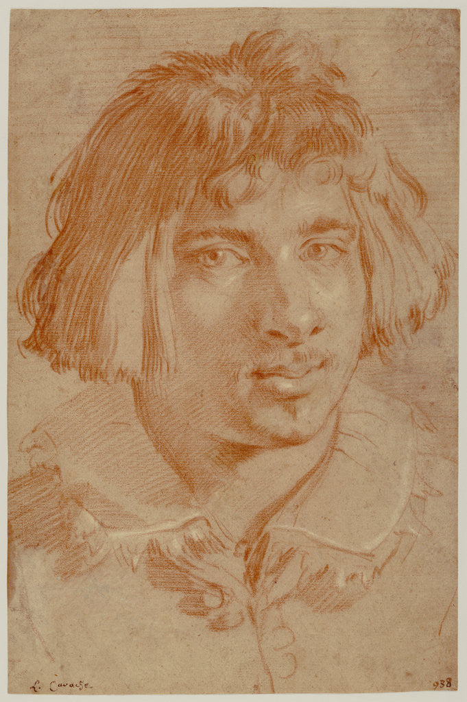 Detail of Portrait of a Young Man by Gian Lorenzo Bernini