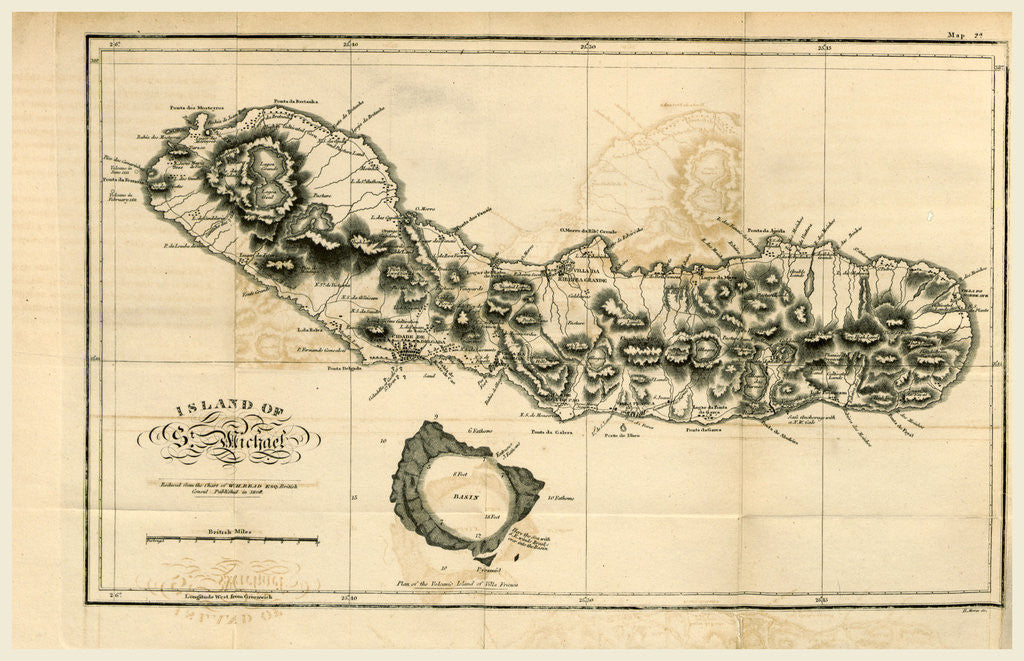 Detail of Mao of the Island of St. Michael, Azores or Western Islands by Anonymous