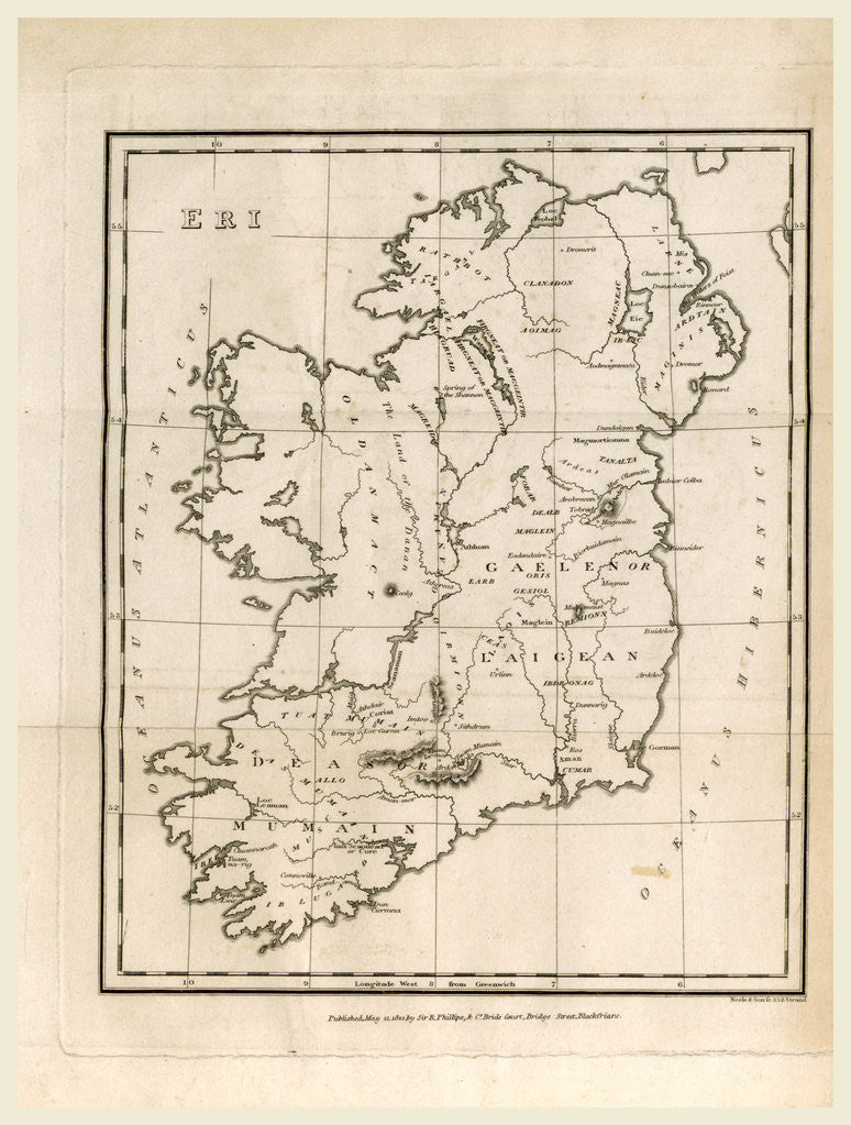 Detail of Map of Eri, Island of Eri by Anonymous