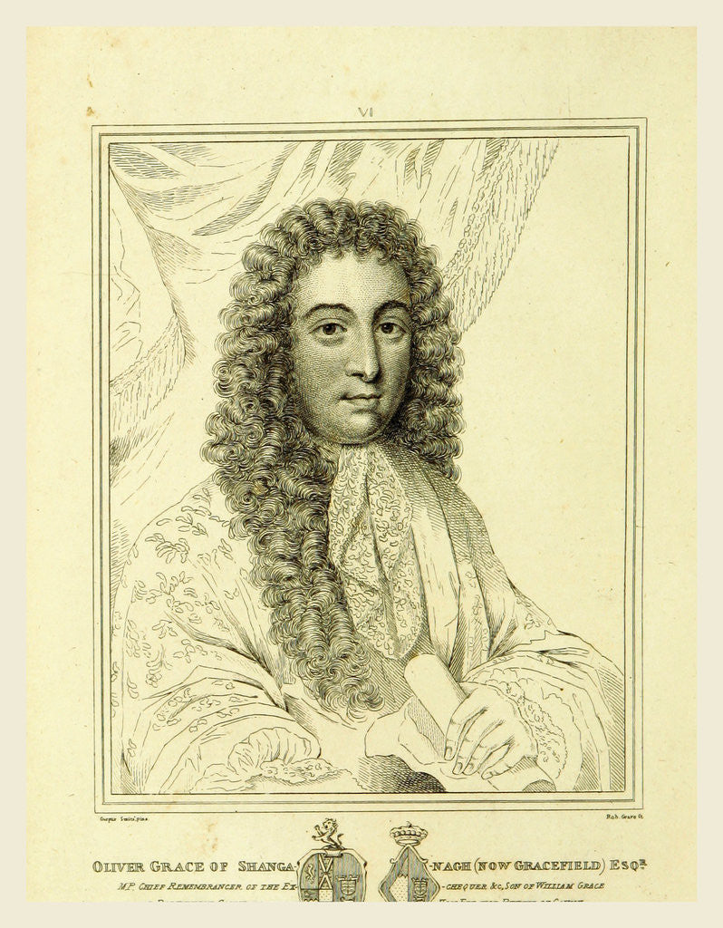 Detail of Oliver Grace of Shanganarg, Gracefield, UK by Anonymous