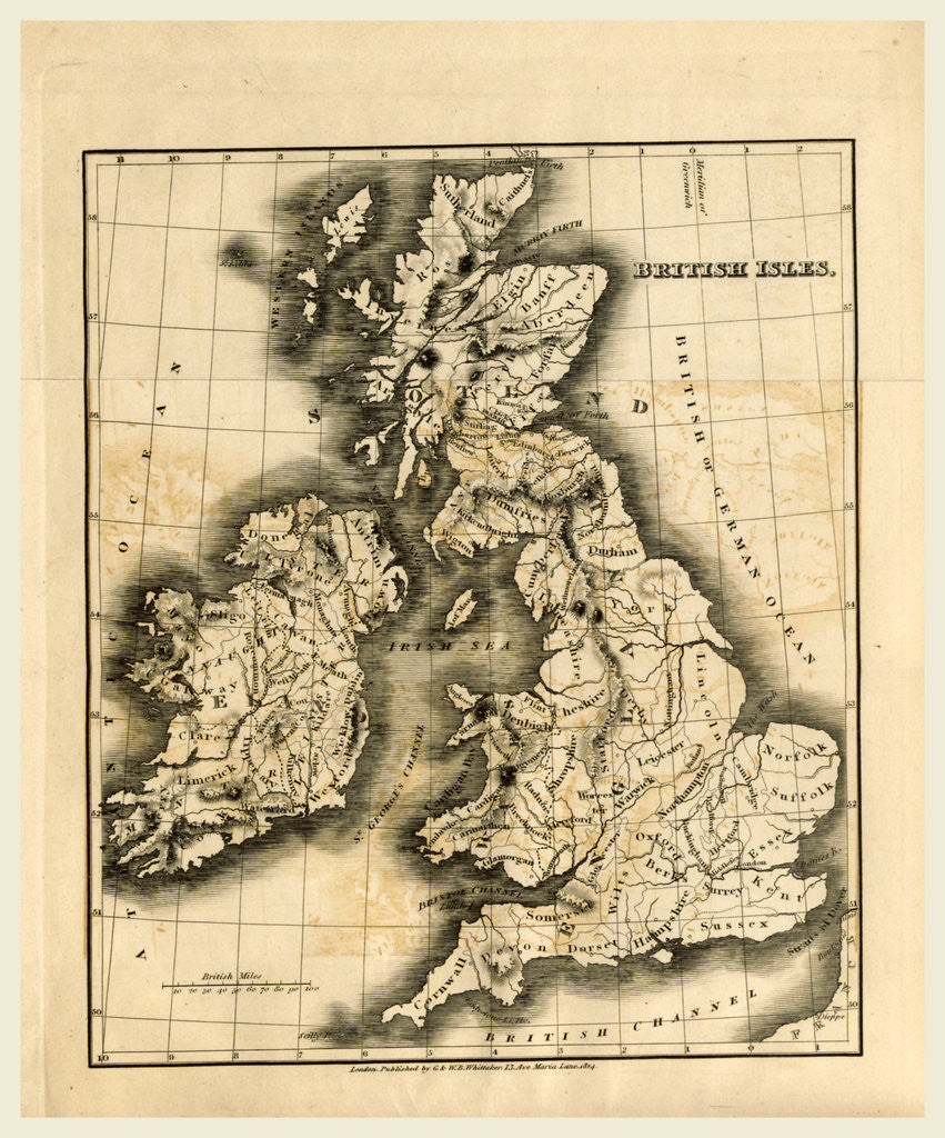 Detail of A Topographical Dictionary of the United Kingdom, British Isles by Anonymous