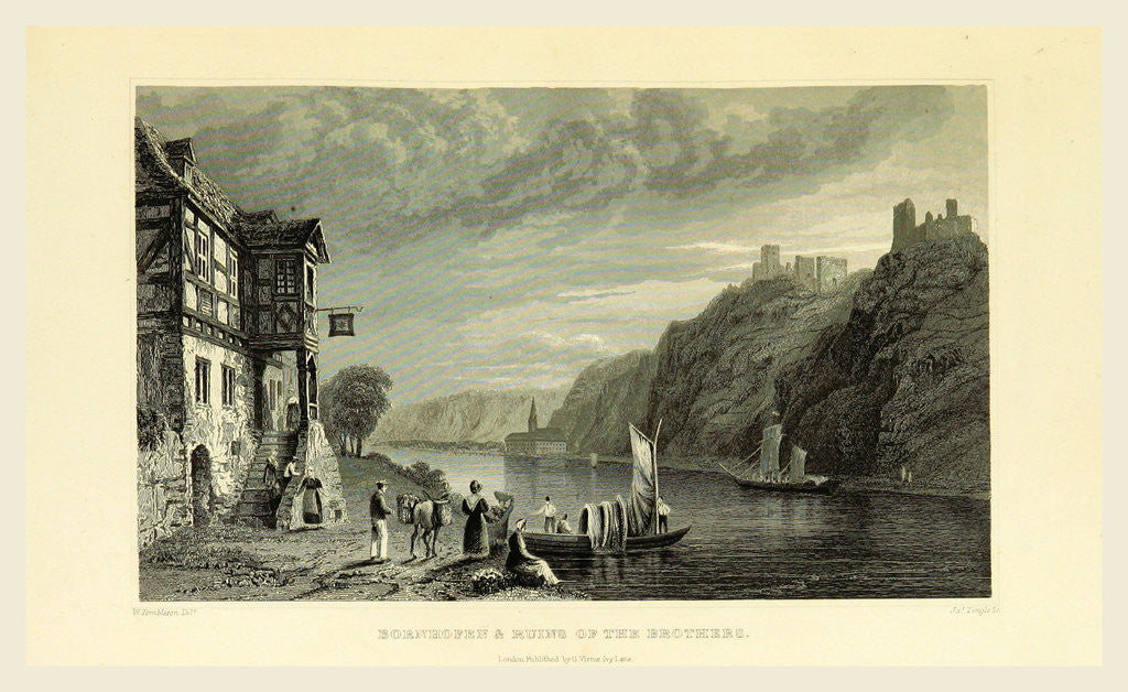 Detail of Bornhofen, Tombleson's Views of the Rhine, Germany by Anonymous