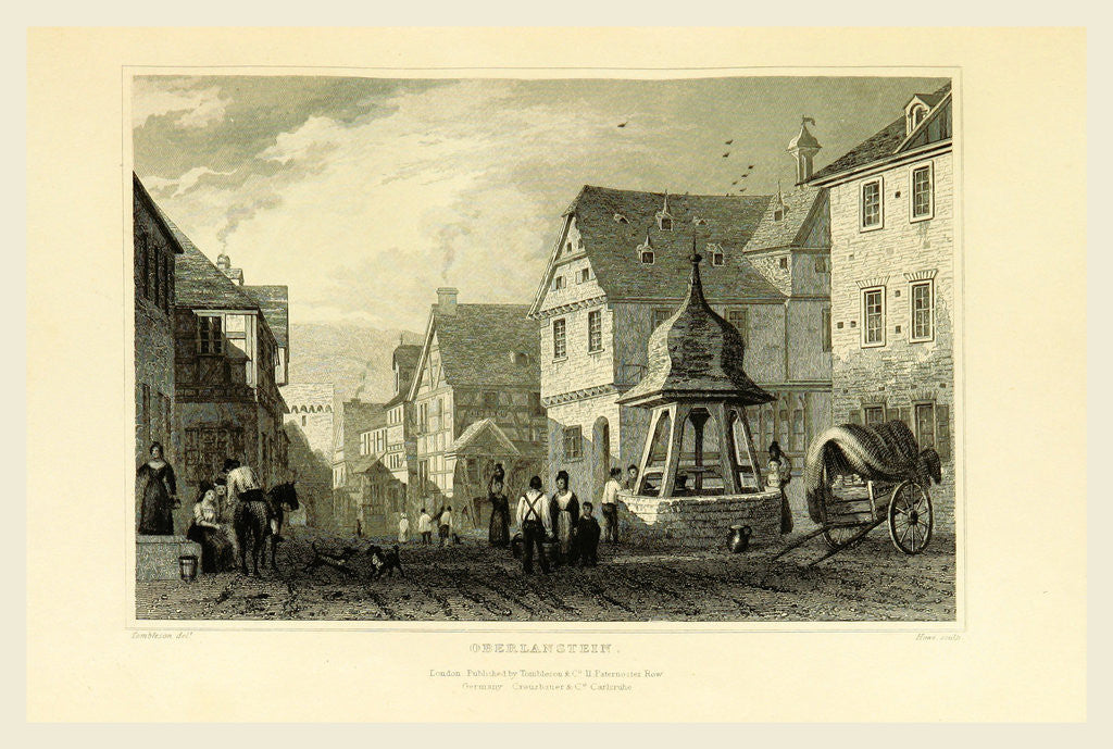 Detail of Oberlanstein, Germany, Tombleson's Views of the Rhine, Tombleson's Views of the Rhine by Anonymous