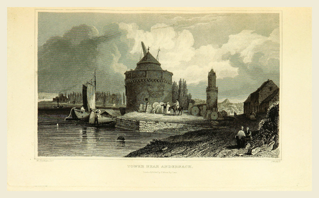 Detail of Andernach, Germany, Tombleson's Views of the Rhine, Tombleson's Views of the Rhine by Anonymous