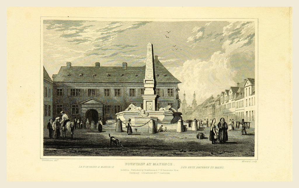 Detail of Mayence, Germany, Tombleson's Views of the Rhine, Tombleson's Views of the Rhine by Anonymous