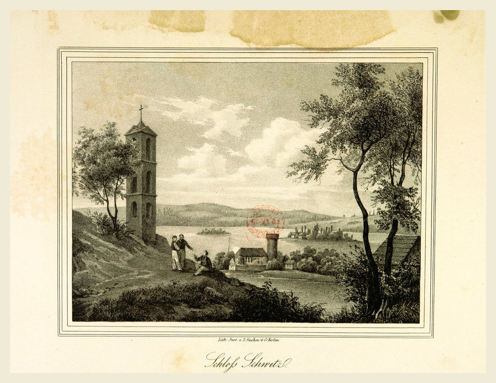 Detail of Representations of old Prussian Castles by Countess Dohna