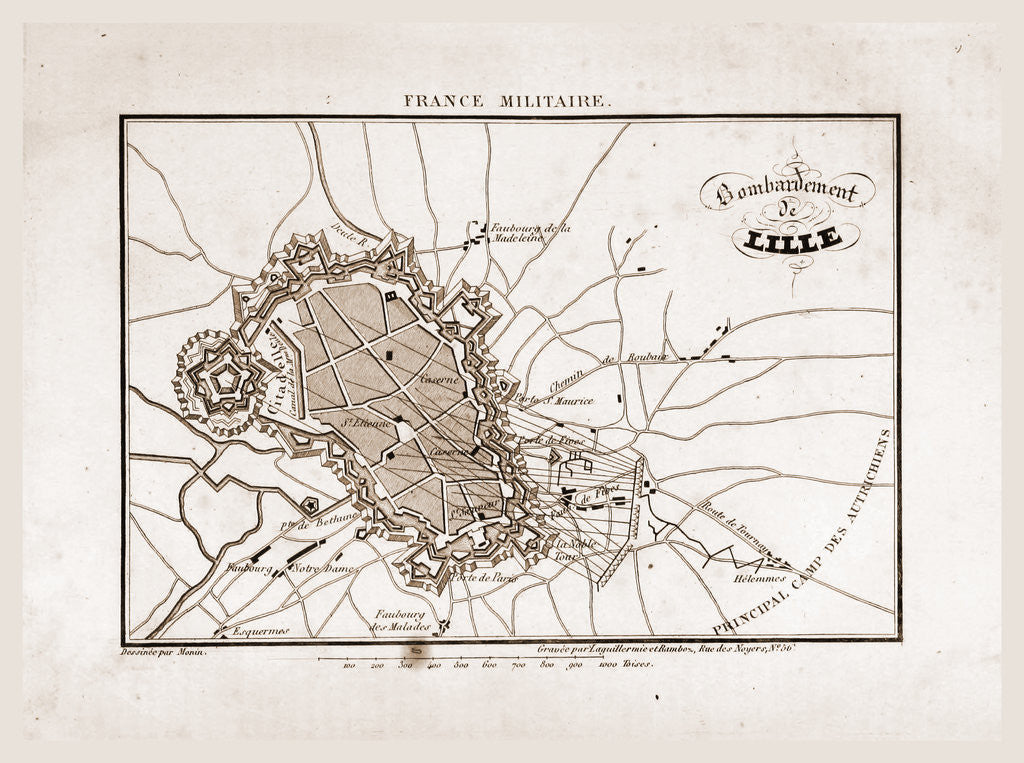 Detail of France militaire. Lille by Anonymous