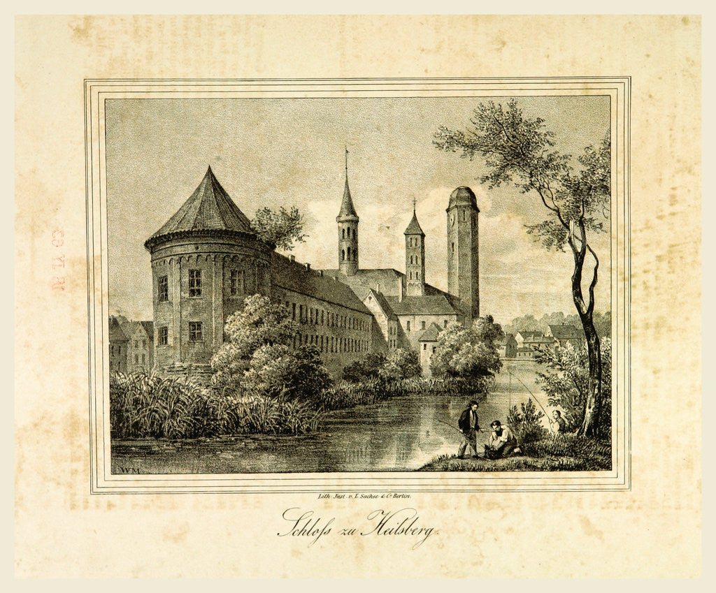 Detail of Representations of old Prussian Castles by Countess Dohna