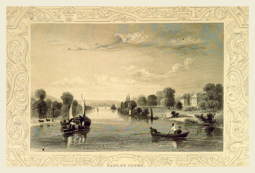 Detail of Fawley Court, Tombleson's Thames by Anonymous