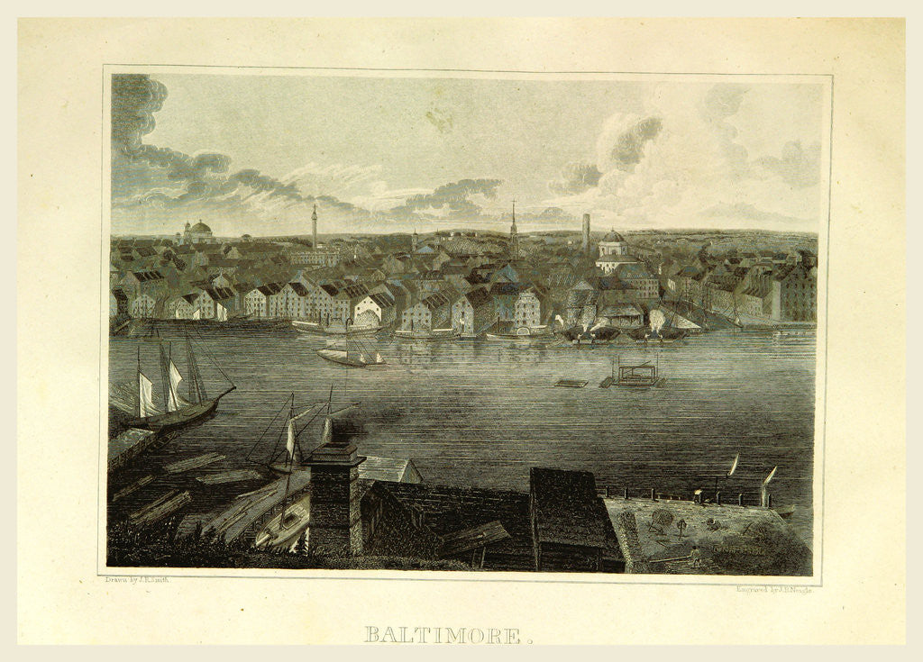 Detail of Baltimore by Anonymous
