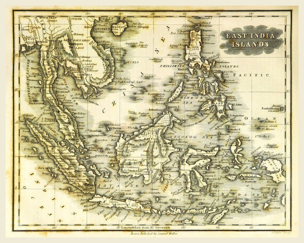 Detail of East India Islands map by Anonymous