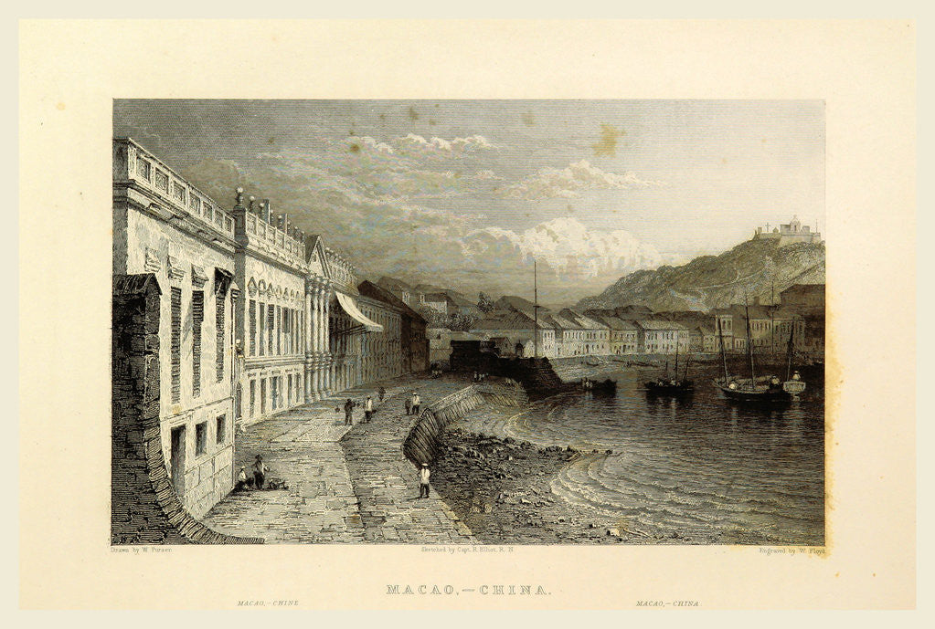 Detail of Macao China, Views in India, China, and on the Shores of the Red Sea by Anonymous