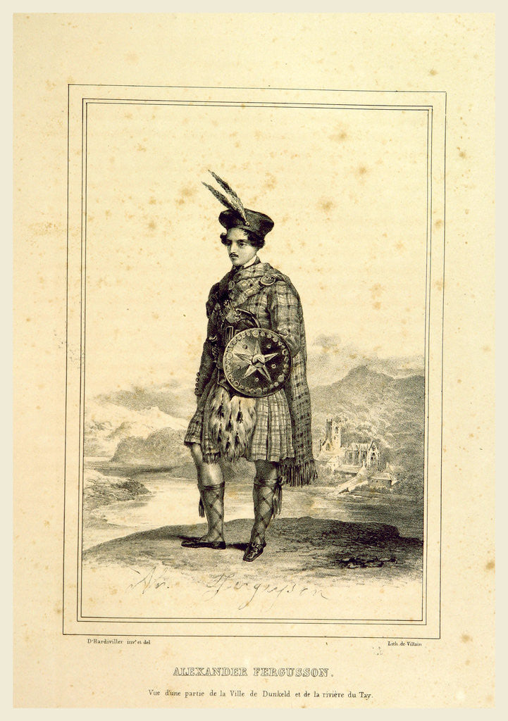 Detail of Alexander Fergusson, Souvenirs des Highlands, 1832 by Anonymous