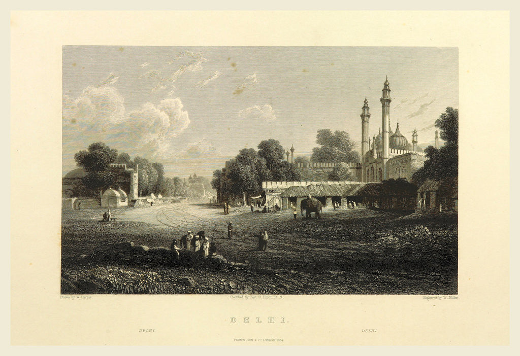 Detail of Delhi, Views in India, China, and on the Shores of the Red Sea by Anonymous