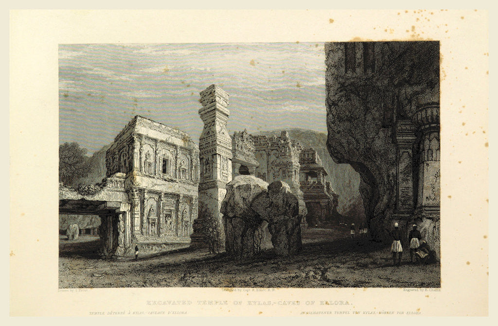 Temple Kylas, Caves of Ellora, Views in India, China, and on the Shores of the Red Sea by Anonymous