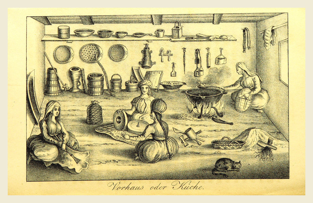 Detail of 1822 bis 1828, Nogaijen-Tartaren kitchen by Anonymous