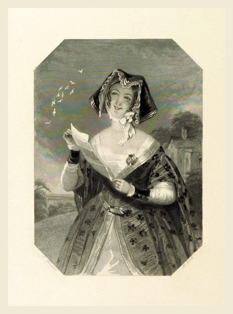 Detail of The Shakespeare Gallery, containing the principal female characters in the plays of the great poet by Anonymous