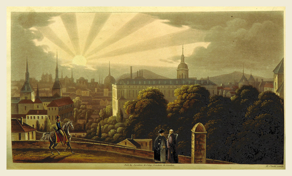 Detail of Madrid in 1835. Sketches of the Metropolis of Spain and its inhabitants by Anonymous