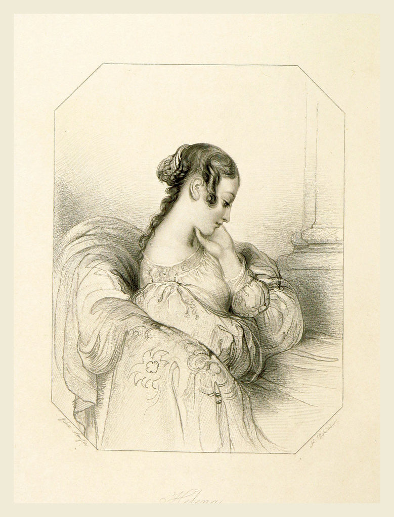 Detail of The Shakespeare Gallery, containing the principal female characters in the plays of the great poet by Anonymous