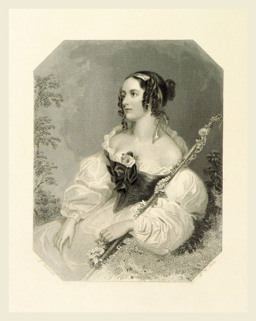 Detail of The Shakespeare Gallery, containing the principal female characters in the plays of the great poet by Anonymous