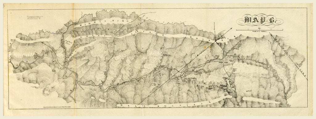 Detail of Report on the new map of Maryland, 1836 by Anonymous