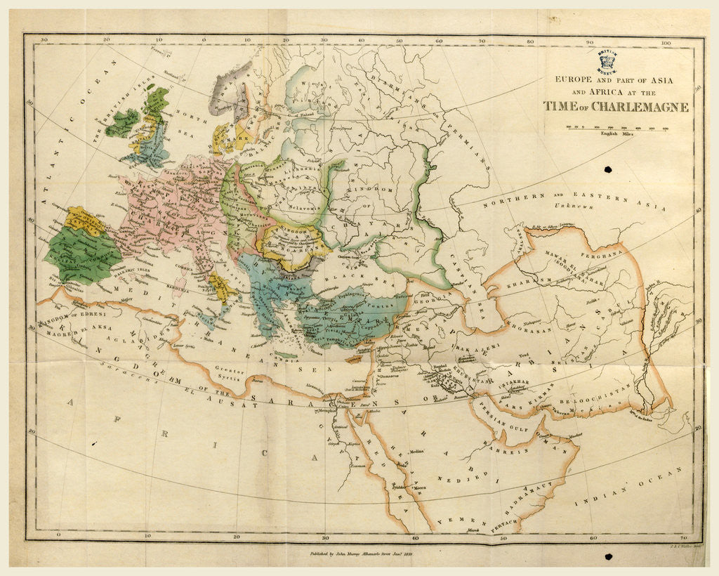 Detail of The History of the Decline and Fall of the Roman Empire, Time of Charlemagne by Anonymous