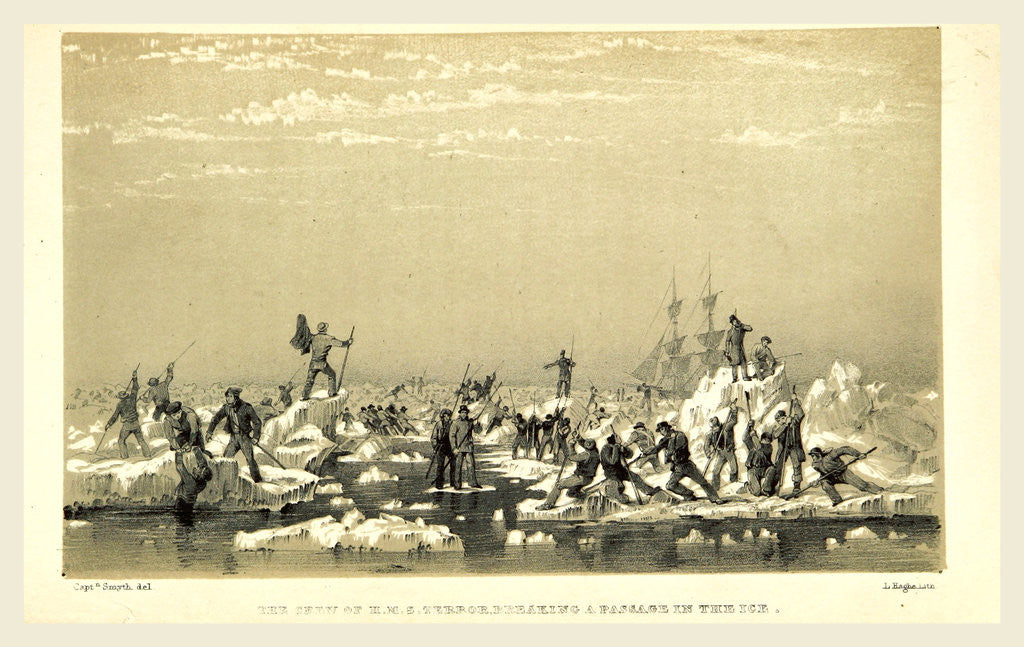 Detail of Narrative of an Expedition in H.M.S. Terror, undertaken with a view to geographical discovery on the Arctic shores, in the years 1836-1837 by Anonymous